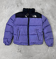 Зимовий пуховик The North Face TNF 700 Purple Куртка Нор Фейс 700 світло фіолетова куртка TNF violet