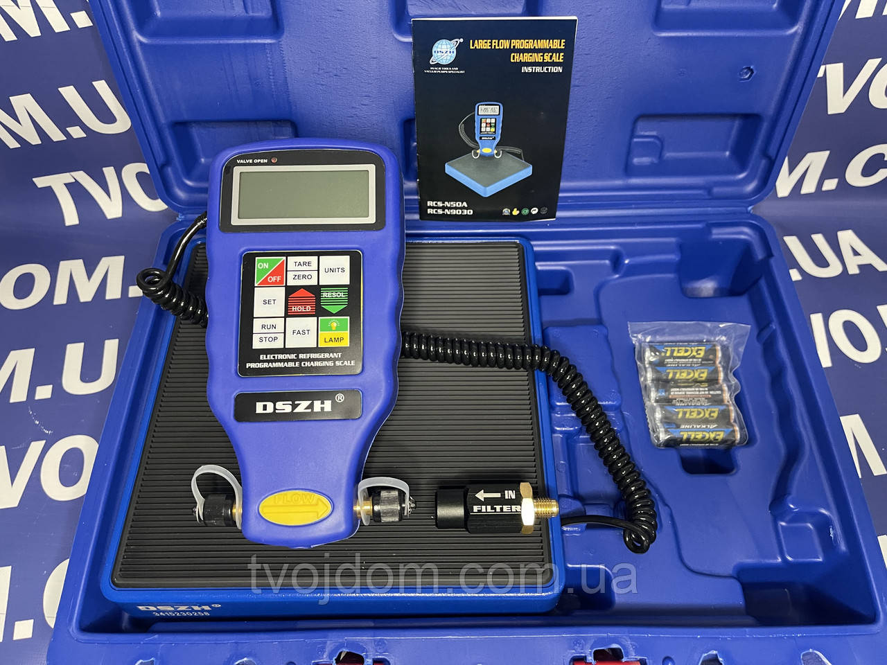 Ваги заправні з електронним дозуванням DSZH RCS-N9030 до 100кг. дискретність 5 грамів.