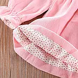 Дитяча вельветова сукня для дівчинки розмір 86, фото 6