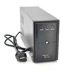 ДБЖ Ritar E-RTM650L-U (390W) ELF-L, LED, AVR, 2st, USB, 2xSCHUKO socket, 1x12V7Ah, metal Case Q4 (370*130*210)