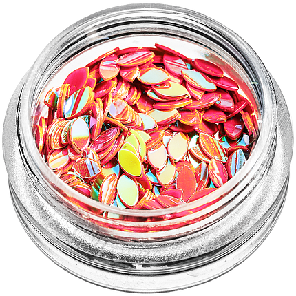 Пелюстки для декору, коралова голограма, фото 1