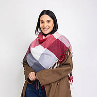 Хустка тепла Клітинка (кашемір) 100х100 см.