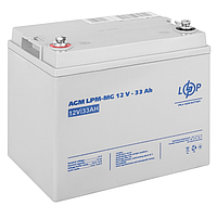 АКБ LogicPower LPM-MG 12V-33Ah | Аккумулятор мультигелевый 12в | Аккумулятор LogicPower | Батарея 33A 12V