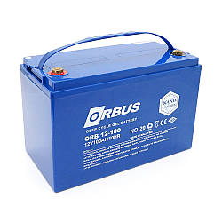 Акумуляторна батарея ORBUS CG12100 GEL 12V 100 Ah  (330 x 171 x 214) Q1/48