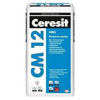 Клеюча суміш для плит на облицювання підлог і керамограніта Ceresit СМ 12 25 кг