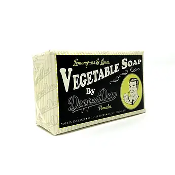 Мило чоловіче натуральне Dapper Dan Vegetable Soap Lemongrass&Limes 190г