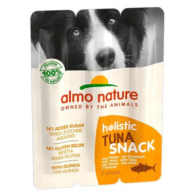 Ласощі для собак Almo Nature (Альмо Натюр) Holistic Snack Tuna палички з тунцем 30 г, фото 1