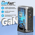 Мережевий зарядний пристрій Promate GaNPort-140W 3хUSB-C+USB-A Black (ganport-140w.black), фото 2