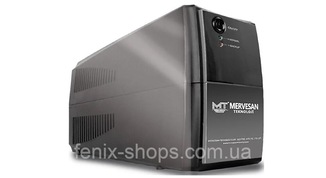 Джерело безперебійного живлення Mervesan з виходом на 2 розетки 900 Вт UPS