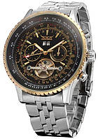 Чоловічий годинник Jaragar Luxury Cрібло