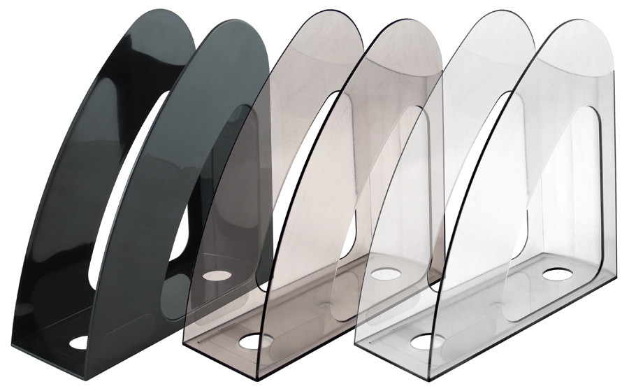 Лоток вертикальний "Delta by Axent" D4014-27 прозорий, шт, фото 1