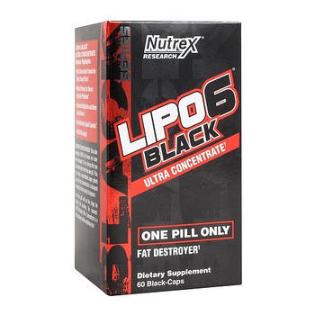 Жироспалювач Nutrex Lipo 6 Black Ultra Con 60 caps