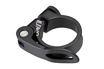 Хомут п/сід 31.8мм з ексцентриком Kalloy "UNO" XC-68 чорний (ED)