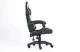 Комп‘ютерне крісло з карбоновими вставками CARBON Quattro Gaming ЧОРНО-ЗЕЛЕНЕ Відмінна якість! НОВИНКА!, фото 4