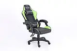 Комп‘ютерне крісло з карбоновими вставками CARBON Quattro Gaming ЧОРНО-ЗЕЛЕНЕ Відмінна якість! НОВИНКА!, фото 2