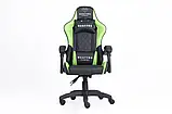 Комп‘ютерне крісло з карбоновими вставками CARBON Quattro Gaming ЧОРНО-ЗЕЛЕНЕ Відмінна якість! НОВИНКА!, фото 3