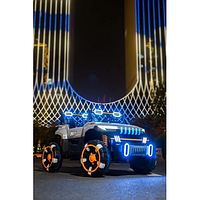 Дитячий електромобіль джип з пультом дистанційного керування Spoko SP-8688 сірий / Машинка акумуляторна для дитини