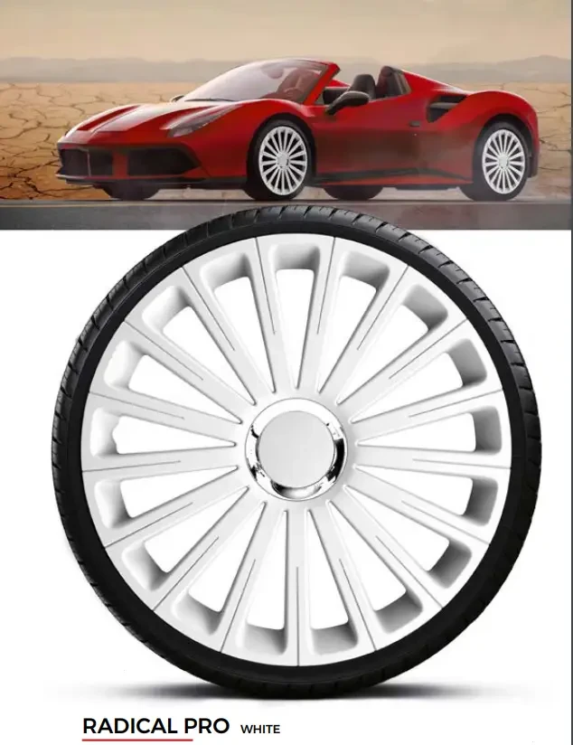 Kолпаки R14 RADICAL PRO WHITE 4шт, фото 1