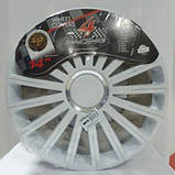 Kолпаки R14 RADICAL PRO WHITE 4шт, фото 3