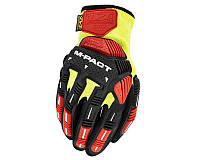 Перчатки тактические Mechanix Wear M-Pact Hi-Viz CR3A3 - Yellow/Red