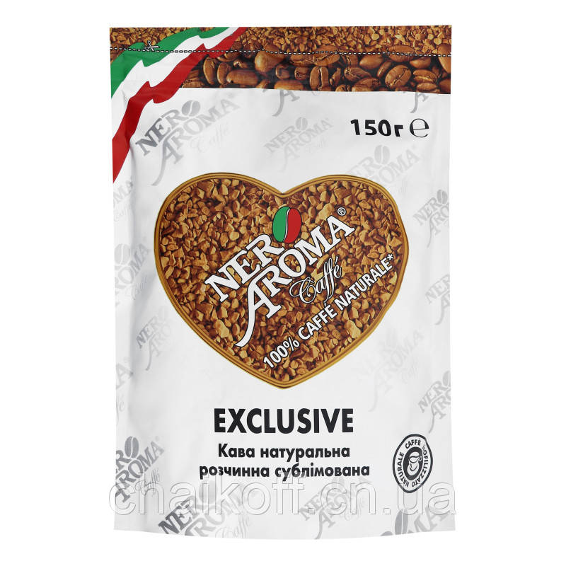 Кава розчинна Nero Aroma Exclusive 100% арабіка 150 г