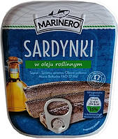 Сардины в Растительном Масле Sardynki w Oleju Roslinnym Marinero 110 г Польша