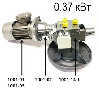 Мотор-редуктор 0.37 кВт з останньою годівницею J мотор для лінії годування (MINIMAX)