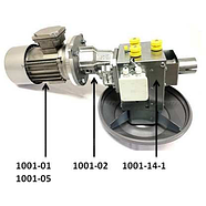 Мотор-редуктор 0.55 кВт з останньою годівницею J мотор для лінії годування (MINIMAX), фото 2