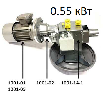 Мотор-редуктор 0.55 кВт з останньою годівницею J мотор для лінії годування (MINIMAX)