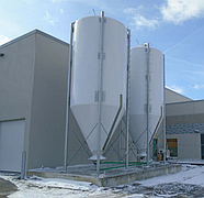 Бункер для зберігання кормів склопластиковий 9 тонн SI-15 15м3 силос зі скловолокна, фото 2