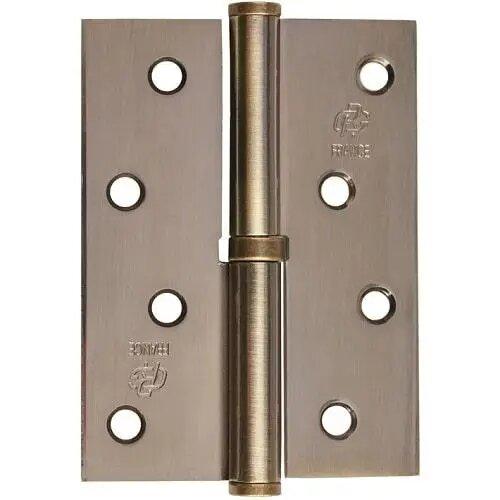 Петля дверна Gavroche GR 100x75x2.5 мм B1 ліва антична бронза (Китай)