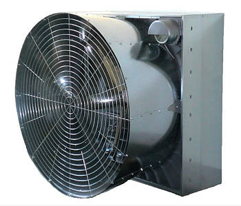 Тунельний вентилятор промисловий ES-140 з розтрубом і жалюзі, 77,7 дБ , 40.324 м3/год