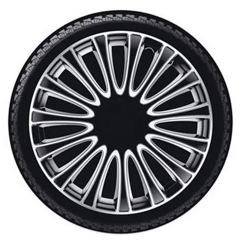 Kолпаки R15 Lemans SILVER/BLACK 4шт, фото 1