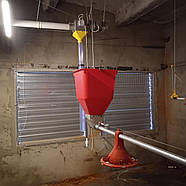 Приймальний бункер для сипучих кормів bEST, завантажувальний бункер 60 літрів із кріплення тросу, фото 2