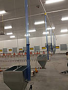 Телескопічна труба 80/85 2 м для систем автоматичної подачі корму, обладнання для птахоферм, фото 7