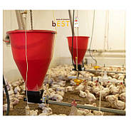 Приймальний хопер для корму bEST завантажувальний бункер 100 літрів із кріплення тросу, фото 2