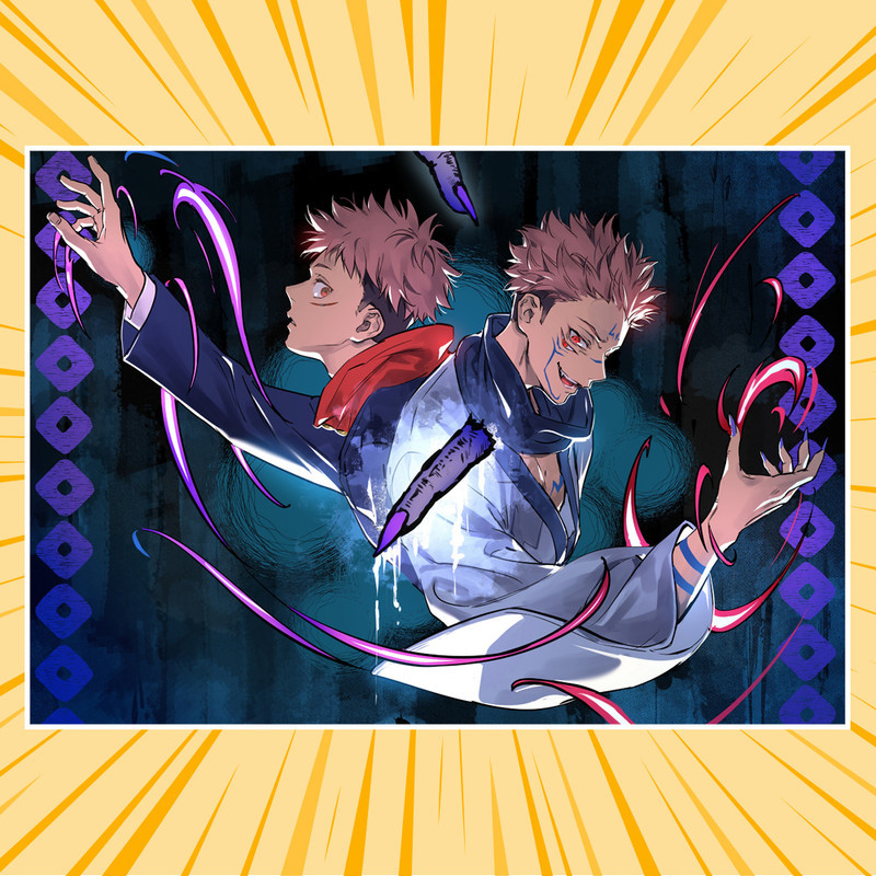 Плакат А3 Аніме Jujutsu Kaisen 005