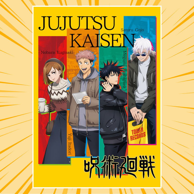 Плакат А3 Аніме Jujutsu Kaisen 006