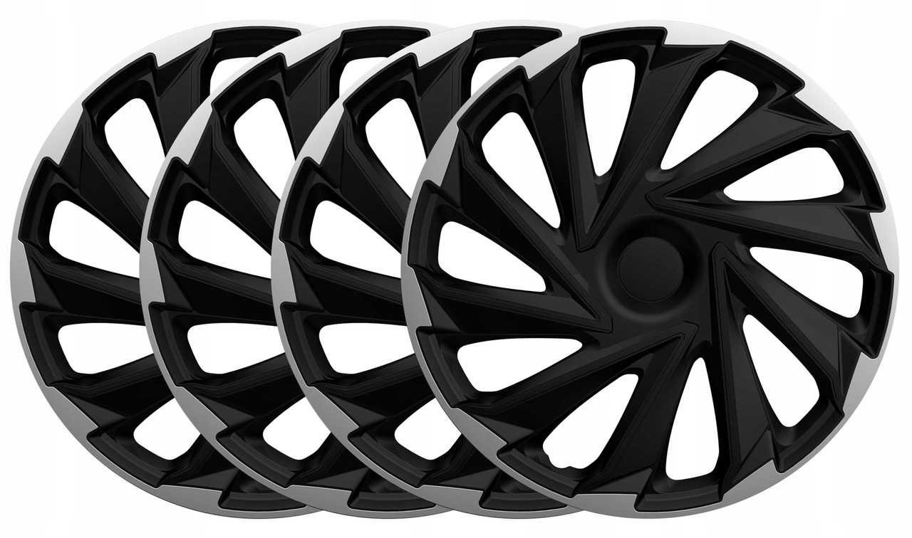 Kолпаки R15 MISANO SILVER&BLACK 4шт, фото 1