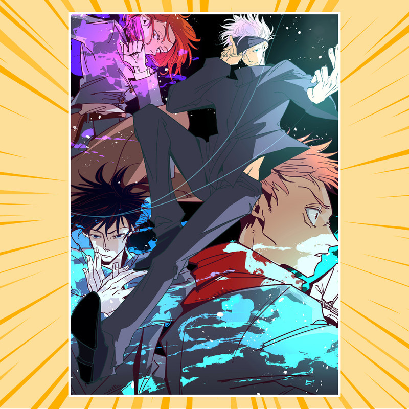 Плакат А3 Аніме Jujutsu Kaisen 011