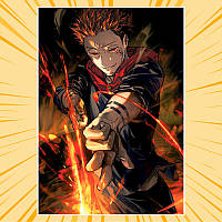 Плакат А3 Аніме Jujutsu Kaisen 013
