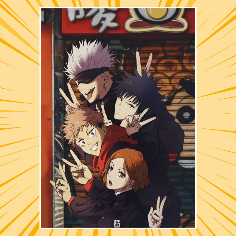 Плакат А3 Аніме Jujutsu Kaisen 016