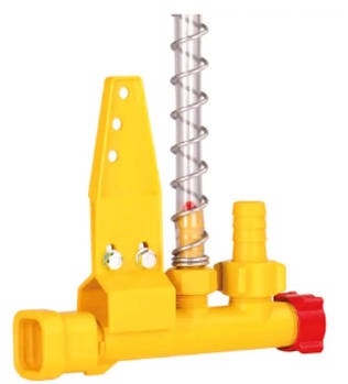 Деаератор лінії поїння (сапун) з корком Lubing 450 мм для труби 22x22 мм Ø 25,4 мм, система для поїння курей