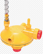 Регулятор тиску води, редуктор на лінію поїння для індичок Lubing, автоматичне поїння для птиці, фото 3