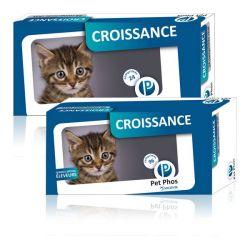 Вітамінно-мінеральний комплекс для дорослих котів та кошенят Ceva Pet Phos Croissance, 24 таб.