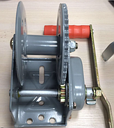 Ручна лебідка-підіймач для тросу 544 кг, настінна для систем поїння птиці, фото 5