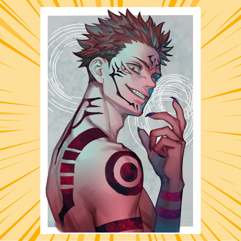 Плакат А4 Аніме Jujutsu Kaisen 087