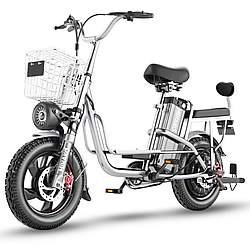Електровелосипед MINAKO MONSTER PRO 60V 20Ah 1000W Chrome (модель 2023 року)