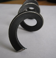 Шнек, спіраль 38 мм для труби кормороздачі 55 мм, обладнання для свинокомплексів, фото 2