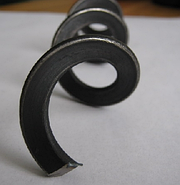 Шнек спіральний для лінії кормороздачі 60 мм для труби 75 мм, бухта 100 м, обладнання для тваринництва, фото 3